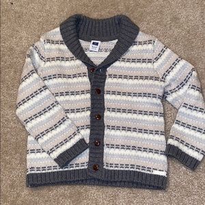 Baby boys Janie and Jack button up sweater